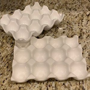 Egg crate jewelry holders from Anthropologie.